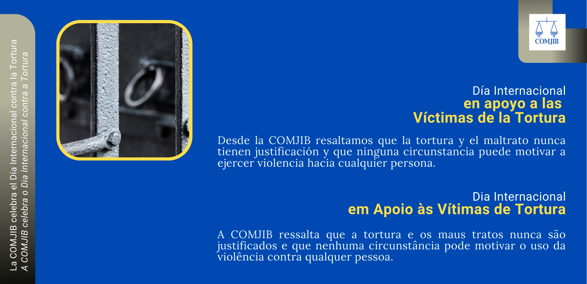 La COMJIB contra la tortura, el maltrato y el abuso