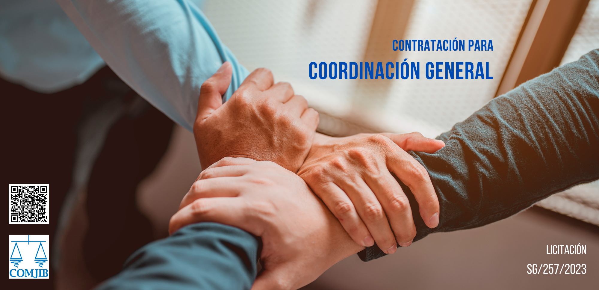 Contratación para Coordinación General de la COMJIB