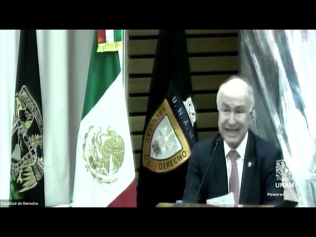 Derechos Humanos y Justicia. D. Enrique Gil Botero, SG de COMJIB, en la Facultad de Derecho de UNAM