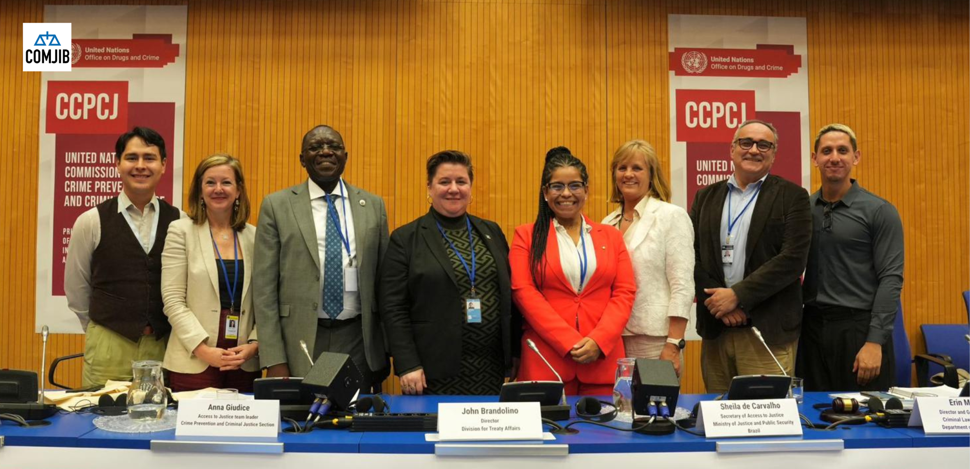 La COMJIB presente en la 34ª Sesión de la Comisión de Prevención del Delito y Justicia Penal de la Oficina de las Naciones Unidas contra la Droga y el Delito (UNODC)