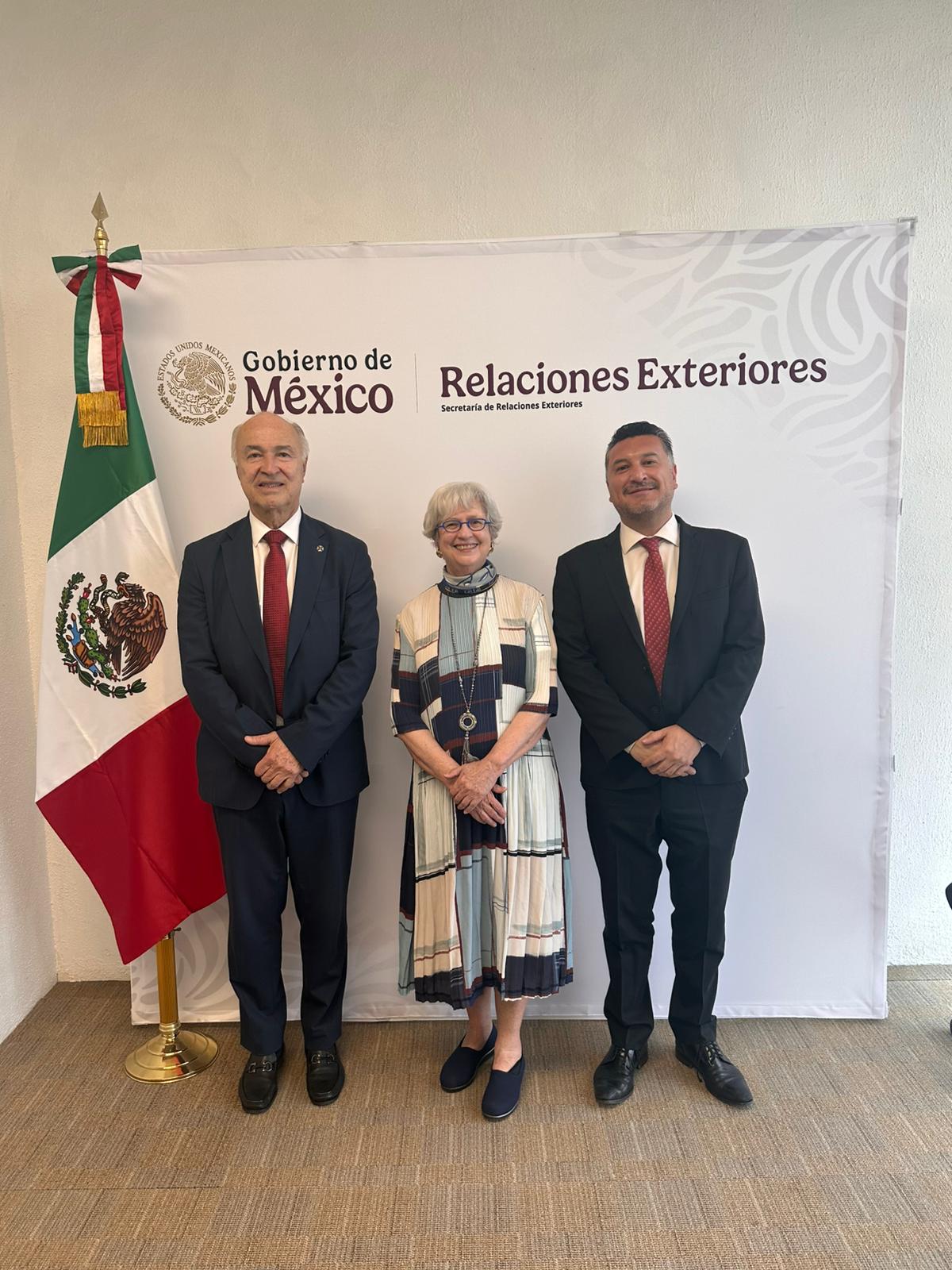 Visita oficial de la COMJIB a la Secretaría de Relaciones Exteriores de México
