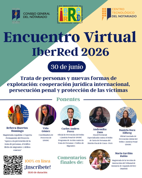 Encuentro virtual sobre Trata de personas y nuevas formas de explotación.